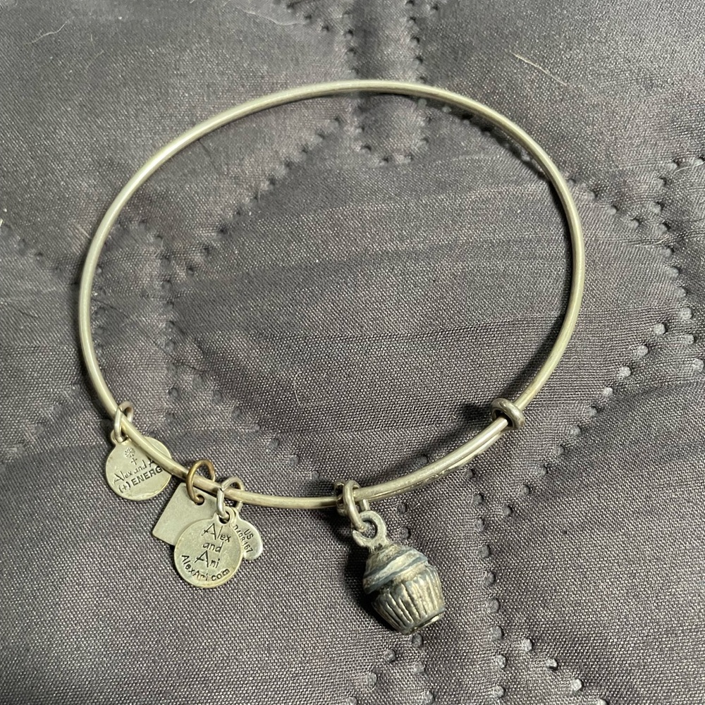 Alex and Ani cupcake bracelet